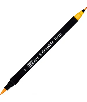 Zig Art & Graphic Twin Marker Çizim Kalemi 1 Yellow