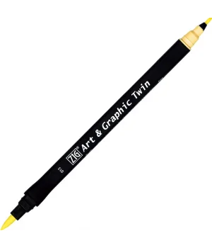 Zig Art & Graphic Twin Marker Çizim Kalemi 13 Pastel Yellow