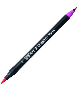 Zig Art & Graphic Twin Marker Çizim Kalemi 20 Magenta