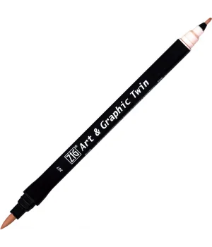 Zig Art & Graphic Twin Marker Çizim Kalemi 207 Pale Flesh