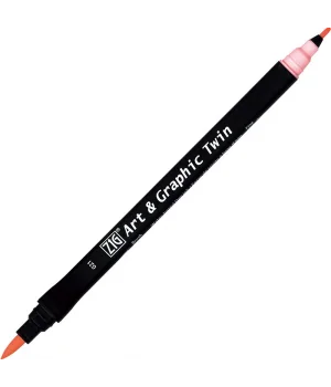 Zig Art & Graphic Twin Marker Çizim Kalemi 21 Light Carmine