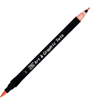 Zig Art & Graphic Twin Marker Çizim Kalemi 222 Salmon