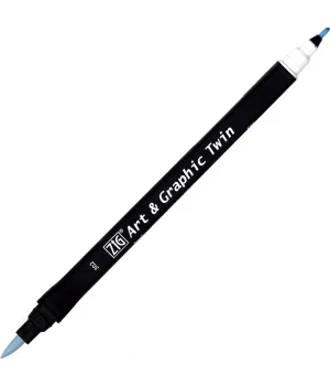 Zig Art & Graphic Twin Marker Çizim Kalemi 302 Pastel Blue