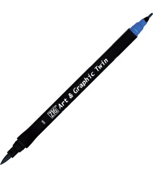 Zig Art & Graphic Twin Marker Çizim Kalemi 308 Pale Cyan