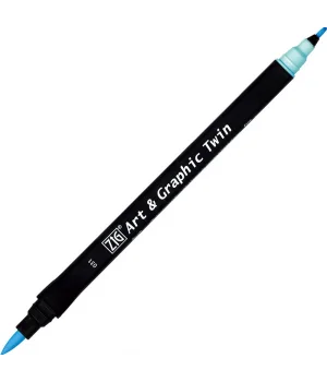 Zig Art & Graphic Twin Marker Çizim Kalemi 31 Glacier Blue