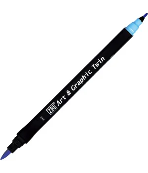 Zig Art & Graphic Twin Marker Çizim Kalemi 313 Aqua