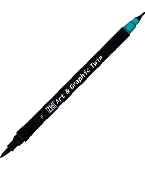 Zig Art & Graphic Twin Marker Çizim Kalemi 35 Turquoise