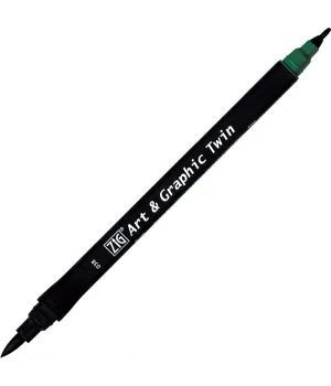 Zig Art & Graphic Twin Marker Çizim Kalemi 38 Sea Green