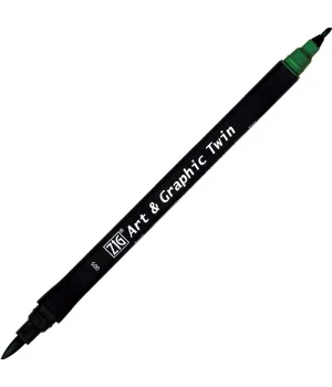 Zig Art & Graphic Twin Marker Çizim Kalemi 5 Green