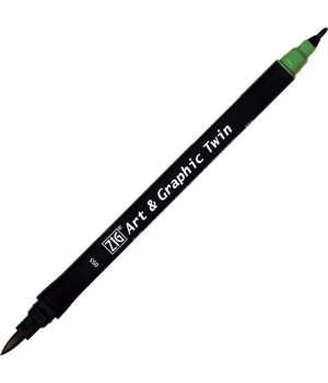 Zig Art & Graphic Twin Marker Çizim Kalemi 55 Green Earth
