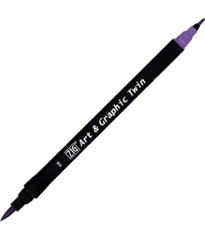 Zig Art & Graphic Twin Marker Çizim Kalemi 6 Violet