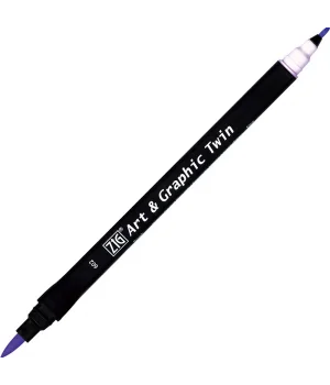 Zig Art & Graphic Twin Marker Çizim Kalemi 602 Pastel Violet