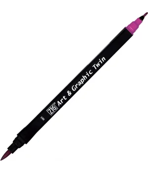 Zig Art & Graphic Twin Marker Çizim Kalemi 61 Dark Mauve