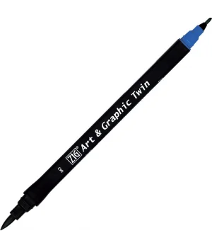 Zig Art & Graphic Twin Marker Çizim Kalemi 63 Delft Blue