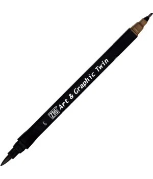 Zig Art & Graphic Twin Marker Çizim Kalemi 71 Light Brown