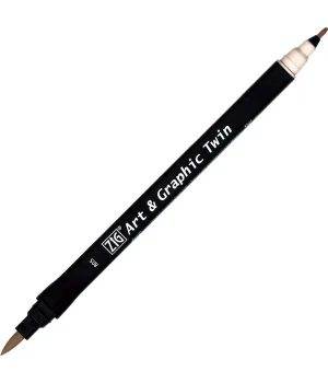 Zig Art & Graphic Twin Marker Çizim Kalemi 805 Warm Grey 5