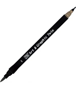 Zig Art & Graphic Twin Marker Çizim Kalemi 85 Warm Grey 7