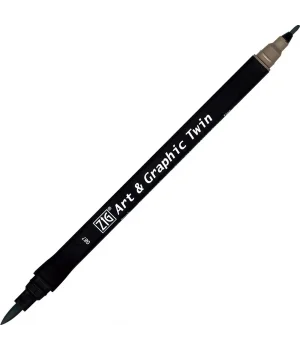 Zig Art & Graphic Twin Marker Çizim Kalemi 87 Cool Grey 9