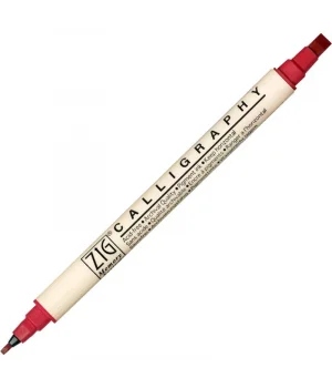 Zig Calligraphy Çift Uçlu Kaligrafi Kalemi 2 mm. + 5 mm. 024 Rose