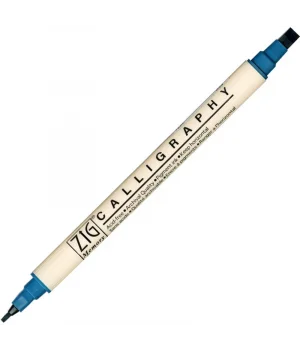 Zig Calligraphy Çift Uçlu Kaligrafi Kalemi 2 mm. + 5 mm. 033 Teal