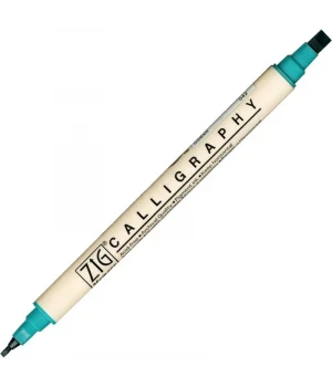 Zig Calligraphy Çift Uçlu Kaligrafi Kalemi 2 mm. + 5 mm. 042 Ocean