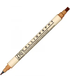 Zig Calligraphy Çift Uçlu Kaligrafi Kalemi 2 mm. + 5 mm. 064 Fawn