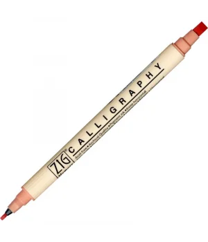 Zig Calligraphy Çift Uçlu Kaligrafi Kalemi 2 mm. + 5 mm. 207 Island Coral