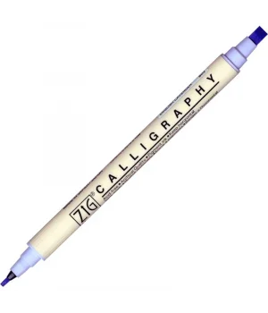 Zig Calligraphy Çift Uçlu Kaligrafi Kalemi 2 mm. + 5 mm. 803 English Lavender