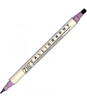 Zig Calligraphy Çift Uçlu Kaligrafi Kalemi 2 mm. + 5 mm. 804 Plum Mist