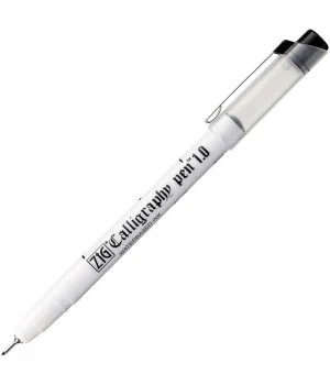 Zig Calligraphy Pen Arabic Yan Kesik Kaligrafi Kalemi 1.0 mm. Siyah