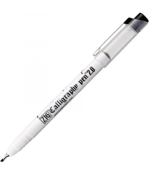 Zig Calligraphy Pen Arabic Yan Kesik Kaligrafi Kalemi 2.0 mm. Siyah