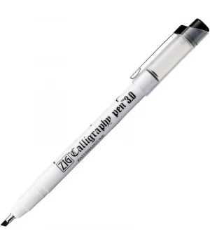 Zig Calligraphy Pen Arabic Yan Kesik Kaligrafi Kalemi 3.0 mm. Siyah