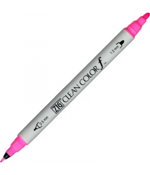 Zig Clean Color f Çift Uçlu Kalem 003 Fluorescent Pink
