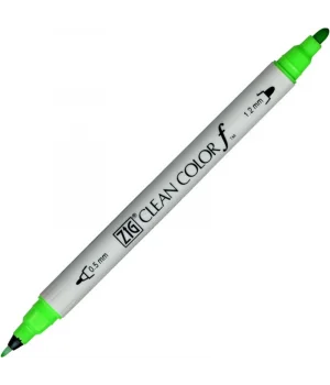 Zig Clean Color f Çift Uçlu Kalem 004 Fluorescent Green