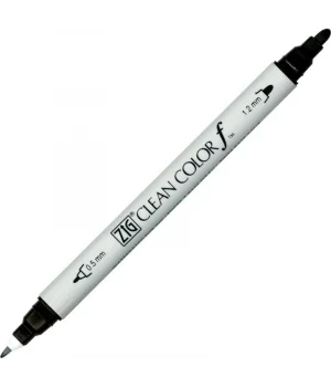 Zig Clean Color f Çift Uçlu Kalem 010 Black