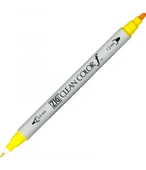 Zig Clean Color f Çift Uçlu Kalem 050 Yellow