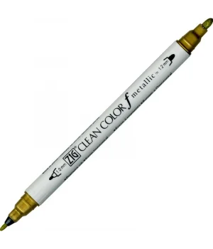 Zig Clean Color f Çift Uçlu Kalem 101 Metallic Gold