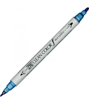Zig Clean Color f Çift Uçlu Kalem 125 Metallic Blue