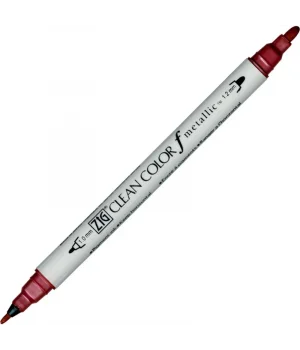 Zig Clean Color f Çift Uçlu Kalem 126 Metallic Red