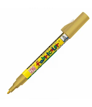 Zig Fabricolor Örtücü Kumaş Tekstil Boyama Kalemi ALTIN