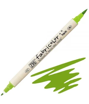 Zig Fabricolor Twin Çift Uçlu Kumaş Tekstil Boyama Kalemi LIGHT GREEN