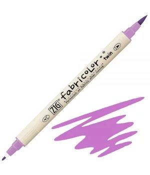 Zig Fabricolor Twin Çift Uçlu Kumaş Tekstil Boyama Kalemi LIGHT VIOLET