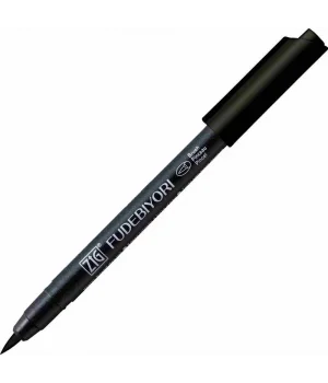 Zig Fudebiyori Brush Pen Fırça Uçlu Kalem 10 BLACK