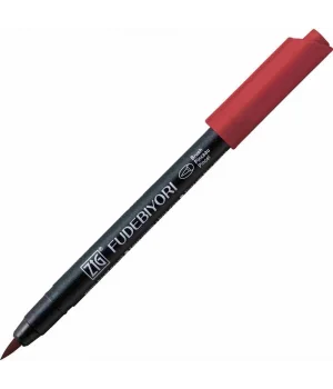Zig Fudebiyori Brush Pen Fırça Uçlu Kalem 260 DEEP RED