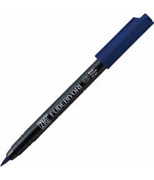 Zig Fudebiyori Brush Pen Fırça Uçlu Kalem 35 DEEP BLUE