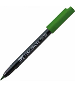 Zig Fudebiyori Brush Pen Fırça Uçlu Kalem 44 DEEP GREEN