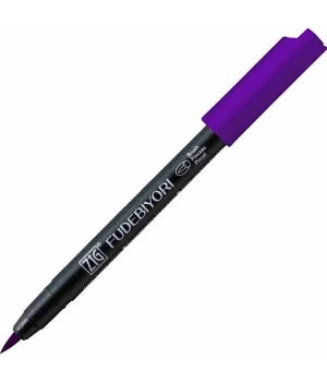 Zig Fudebiyori Brush Pen Fırça Uçlu Kalem 84 DEEP VIOLET