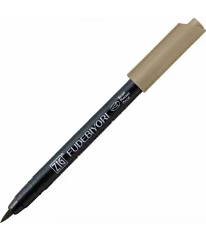 Zig Fudebiyori Brush Pen Fırça Uçlu Kalem 96 MID GRAY
