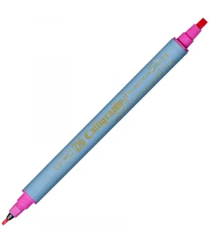 Zig Kaligrafi Kalemi Çift Uçlu 2 mm. + 3.5 mm. Pembe