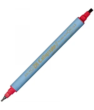 Zig Kaligrafi Kalemi Çift Uçlu 2 mm. + 3.5 mm. Wine Red